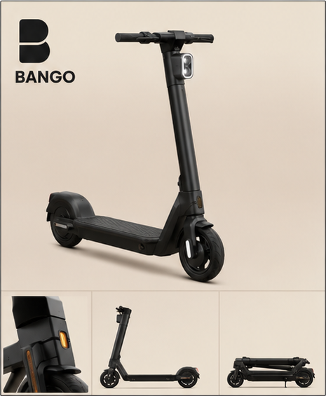 Bango e-scooter branding
