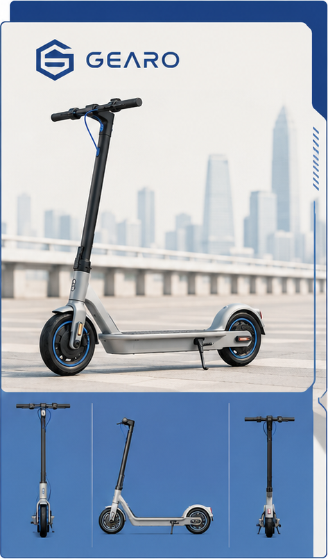 Gearo e-scooter branding