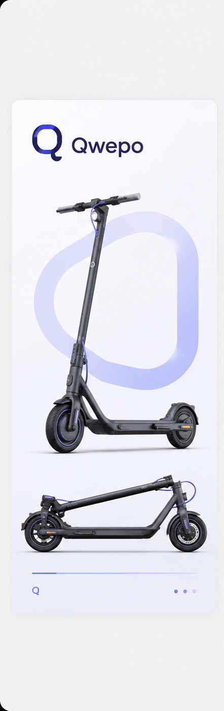 Qwepo e-scooter branding