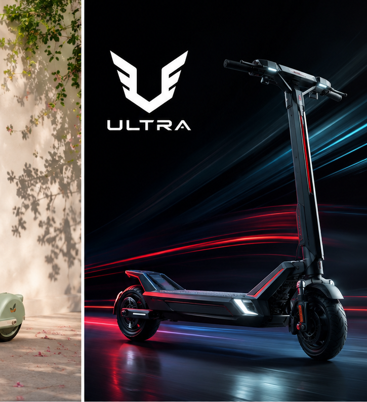 Ultra e-scooter branding